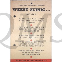WEEST ZUINIG ! Wenken voor huisvrouw en dioenstbode
