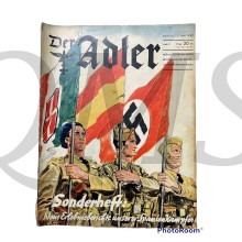 Zeitschrift Der Adler Heft 9, 13 Juni 1939  (Magazine Der Adler no 9, 13 juni 1939)