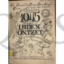 Brochure ; 1945 Ons land uit Lijden Ontzet, oorlogsprentenboek, deel 1