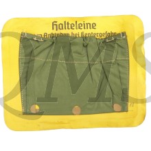 Fach fur Halteleine für Schlauchboot  (German Safety-line pocket for Inflatable lifeboats)