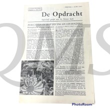 Weekblad “de Opdracht” tijdschrift gewijd aan het Nieuwe Indië , informatienummer 12, 1945