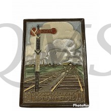 De Porceleyne Fles (Royal Delft) - Cloisonné Tegel - Spoorwegstaking Sept.1944 - Mei 1945