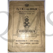 Onderscheiding enveloppe Wielik 