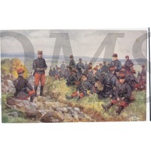 Postcard (Ansichtkaart) L Armee Francais Infanterie resting
