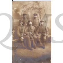 AnsichtsKarte (Mil. Postcard ) 1914 5 Soldaten