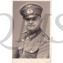 AnsichtsKarte (Mil. Postcard ) 1941 NCO with cap