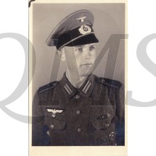 AnsichtsKarte (Mil. Postcard ) 1943 NCO Pantserkampf Verw abz