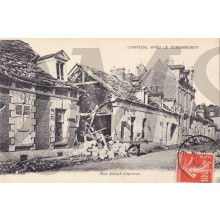 AnsichtKaart (Mil. Postcard) Compiegne apres le Bombardement 1917
