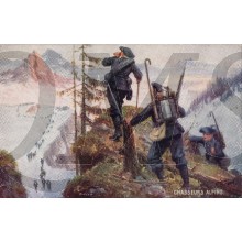 AnsichtKaart (Mil. Postcard) Chasseurs Alpins
