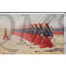 Zouaves postcard