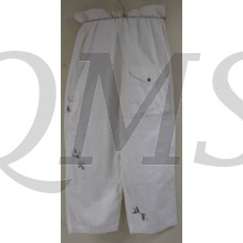 Trousers white snow