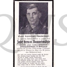 In Memoriam Karte/Death notice Jozef Brue