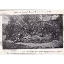 Prent briefkaart 1914 Verstandhouding Off Minderen van Rossem's Troost