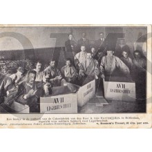 Prent briefkaart 1914 AVH Legerbeschuit van Rossem's Troost