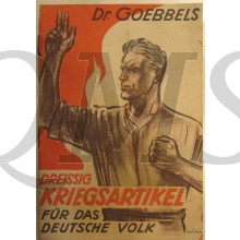 Buchlein Dreissig Kriegsartikel für das Deutsche Volk