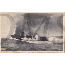 AnsichtsKarte (Mil. Postcard) S.M. Turbinentorpedoboot G171 1910
