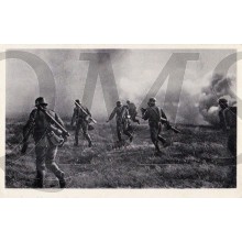 AnsichtsKarte (Mil. Postcard) Schutzen Nebel