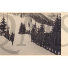 AnsichtsKarte (Mil. Postcard) Fahne