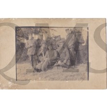 AnsichtsKarte (Mil. Postcard) Art manschappen 1914