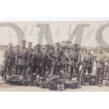 AnsichtsKarte (Mil. Postcard) 1917 Fertig zum Abtransport