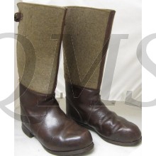 Stiefel Wolle und Leder 