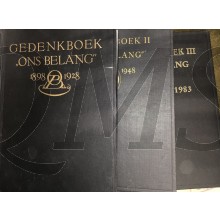 Gedenkboek “Ons Belang” deel 1-2-3
