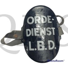 Mouw schild Ordedienst L.B.D.