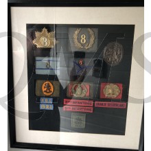Frame emblemen 8 RI door de tijd