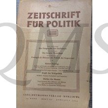 zeitschrift fur politiek berlin 1941