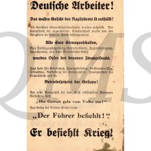 Flugblatt EH.298 Deutsche Arbeiter!