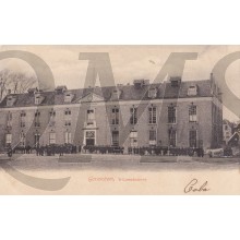 Prent briefkaart 1908 Willems Kazerne Gorinchem