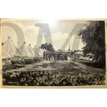 Prent briefkaart mobilisatie 1939 In het kamp