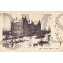 Prent briefkaart 1910 Kazerne der Veld artillerie te Bergen op Zoom