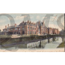 Prent briefkaart 1904 Alkmaar kadettenschool