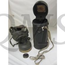 Luftschutz gasmaske in blik