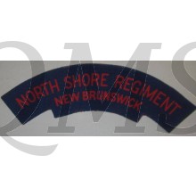 'North Shore Regiment New Brunswick' Title
