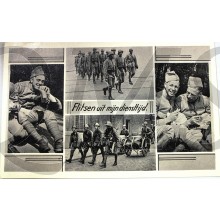 Prent briefkaart mobilisatie 1939 Flitsen uit mijn diensttijd