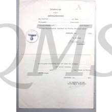 Fahrerlaubnisschein Provincie Groningen 1940