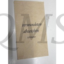 Verleihungstüte Verwundeten Abzeichen schwarz (Award envelope Verwundeten Abzeichen schwarz)