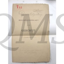 Beschrijvingslijst van het geschut 1880-1900 (tbv Geschutsgieterij)