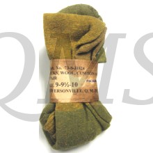 Socks wool cushion sole OD US Army 1943