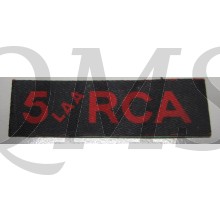 Shoulder title 5 LAA RCA
