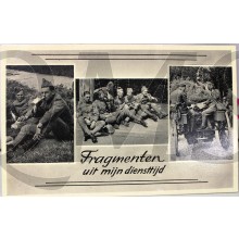 Prent briefkaart mobilisatie 1939 Fragmenten uit mijn diensttijd (62)