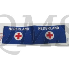Mouw embleem Rode kruis NEDERLAND  (set)
