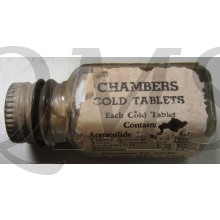 Bottle CHAMBERS Cold tables US WW2