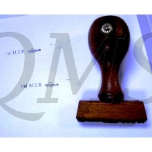 Originele stempel Lid N.S.B. opgave 