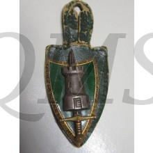 SHAPE BADGE ALLIED FORCES EUROPE IN SCELUS EXSURGO SCELERIS DISCRIMINA PURGO