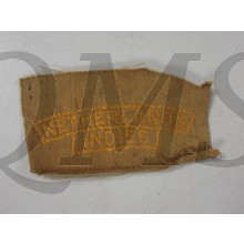 yellow woven in kaki cotton