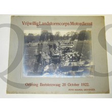 Vrijwillige  Landstormcorps Motordienst Beesterzwaag 1922