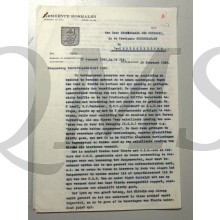 Brief Gemeente Rosmalen Bureau Zuiveringsbesluit 1945